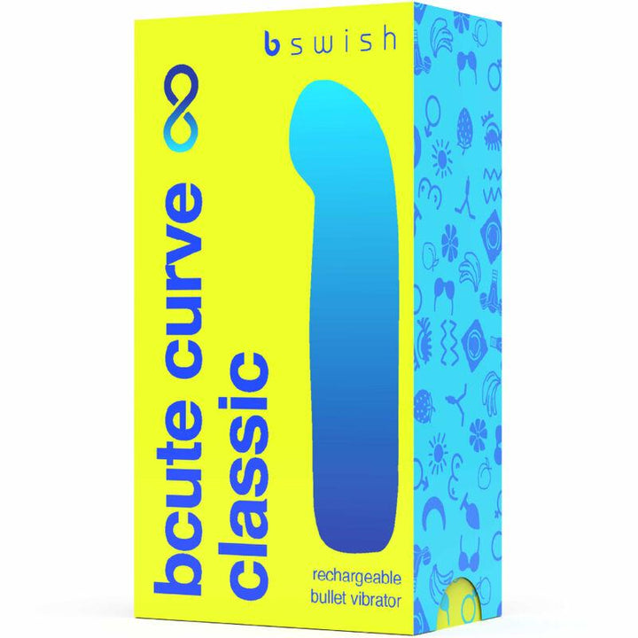 B SWISH - BCUTE CURVE INFINITE KLASSISCHER WIEDERAUFLADBARER SILIKONVIBRATOR GELB - INTIM SPACE Online Sexshop