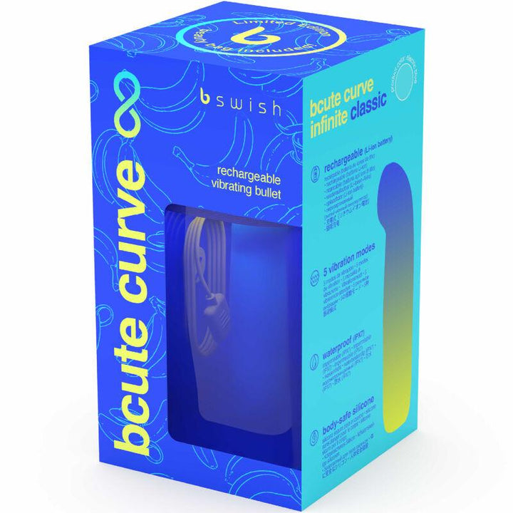 B SWISH - BCUTE CURVE INFINITE CLASSIC LIMITED EDITION BLAUER SILIKON-VIBRATOR - INTIM SPACE Online Sexshop