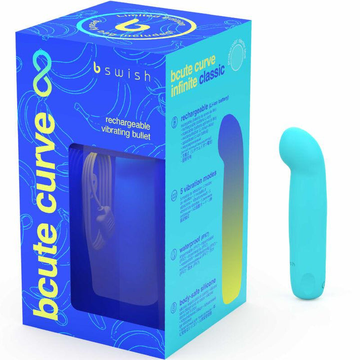 B SWISH - BCUTE CURVE INFINITE CLASSIC LIMITED EDITION BLAUER SILIKON-VIBRATOR - INTIM SPACE Online Sexshop