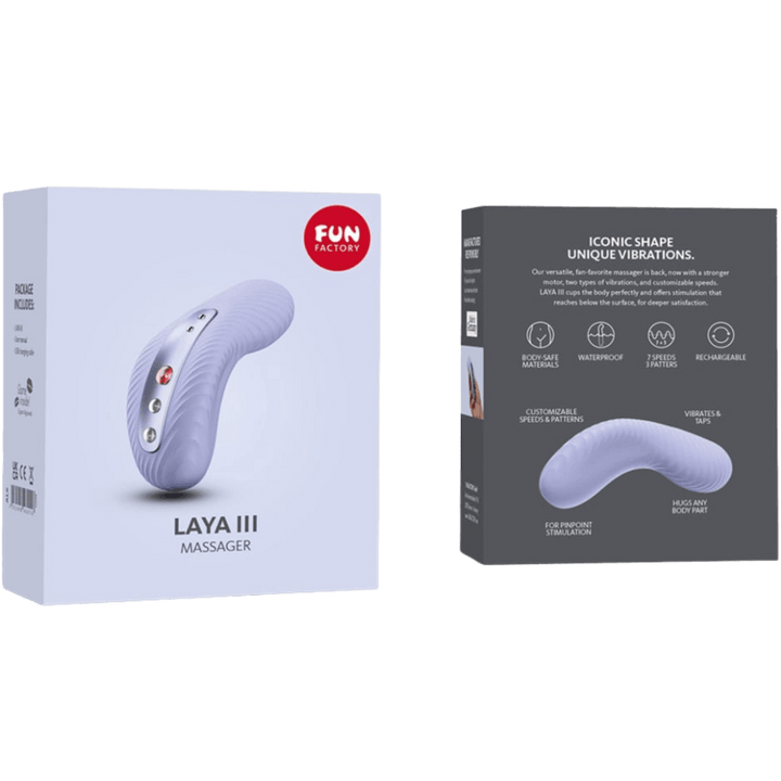 FUN FACTORY - LAYA III WIEDERAUFLADBARER AUFLEGVIBRATOR WEICHES VIOLET - INTIM SPACE Online Sexshop