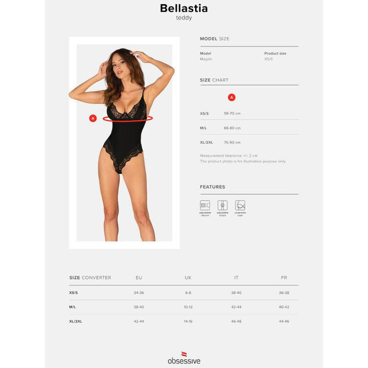 OBSESSIVE - BELLASTIA TEDDY XS/S - INTIM SPACE Online Sexshop