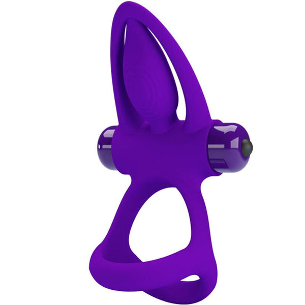 PRETTY LOVE - VIBRATORRING 10 VIBRATIONEN LILA SILIKON - INTIM SPACE Online Sexshop