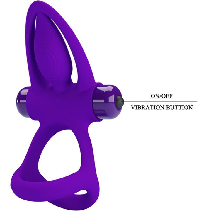 PRETTY LOVE - VIBRATORRING 10 VIBRATIONEN LILA SILIKON - INTIM SPACE Online Sexshop