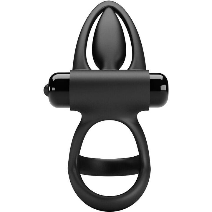 PRETTY LOVE - VIBRATIONSRING 10 VIBRATIONEN SCHWARZES SILIKON - INTIM SPACE Online Sexshop