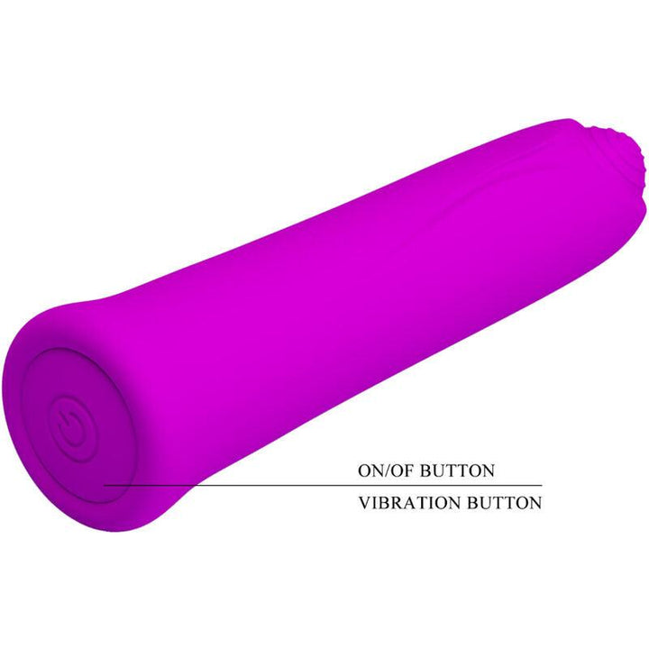 PRETTY LOVE - CURTIS MINI SUPER POWER VIBRATOR 12 LILA SILIKONVIBRATIONEN - INTIM SPACE Online Sexshop