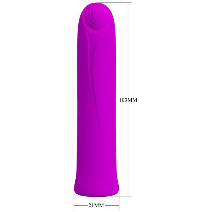 PRETTY LOVE - CURTIS MINI SUPER POWER VIBRATOR 12 LILA SILIKONVIBRATIONEN - INTIM SPACE Online Sexshop