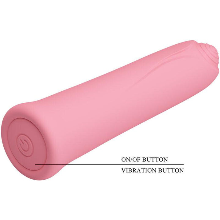 PRETTY LOVE - CURTIS MINI SUPER POWER VIBRATOR 12 ROSA SILIKONVIBRATIONEN - INTIM SPACE Online Sexshop