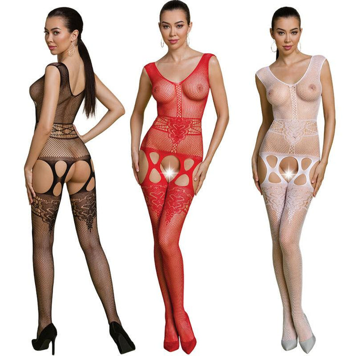 PASSION - ECO COLLECTION BODYSTOCKING ECO BS014 SCHWARZ - INTIM SPACE Online Sexshop