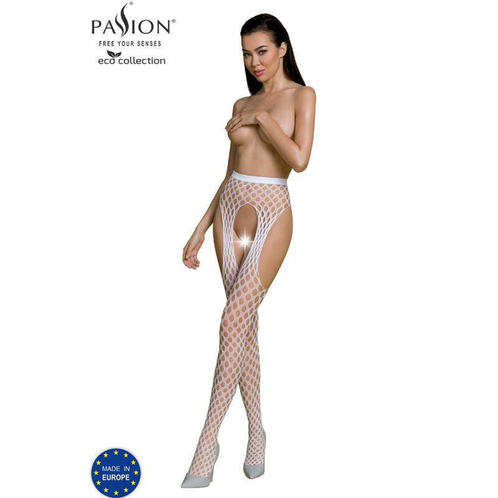 PASSION - ECO COLLECTION BODYSTOCKING ECO S003 WEISS - INTIM SPACE Online Sexshop