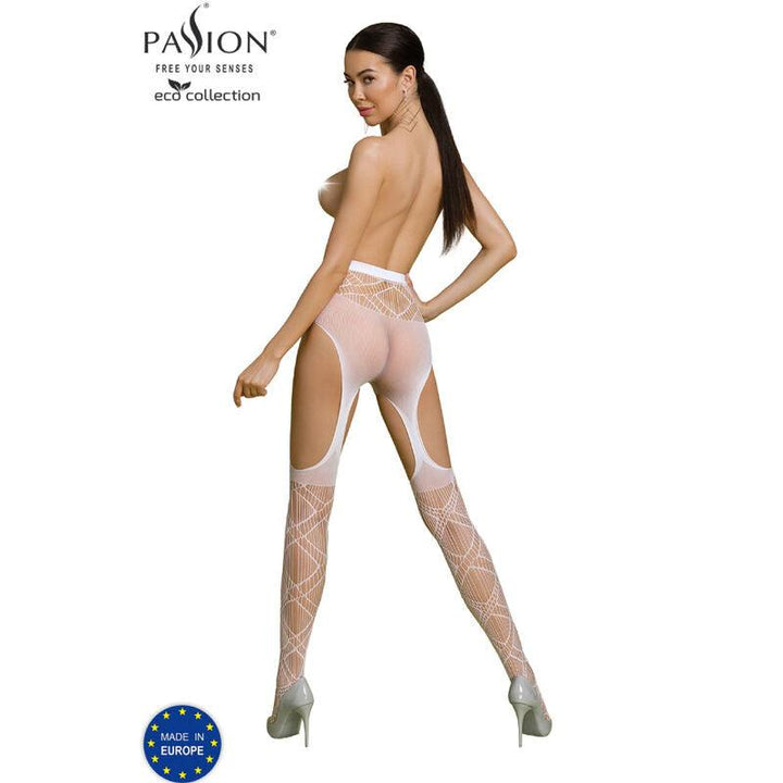 PASSION - ECO COLLECTION BODYSTOCKING ECO S005 WEISS - INTIM SPACE Online Sexshop