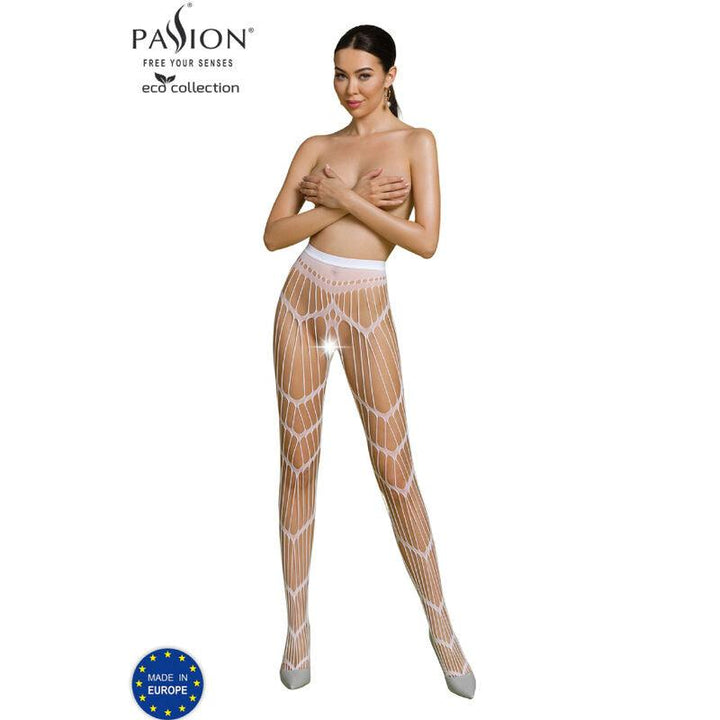 PASSION - ECO COLLECTION BODYSTOCKING ECO S006 WEISS - INTIM SPACE Online Sexshop