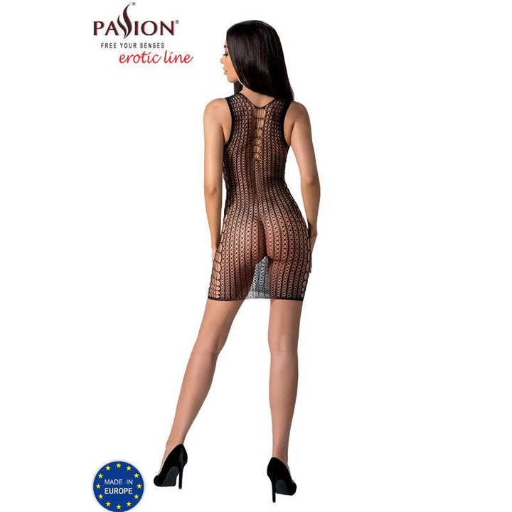 PASSION - BS097 SCHWARZER BODYSTOCKING, EINE GRÖSSE - INTIM SPACE Online Sexshop