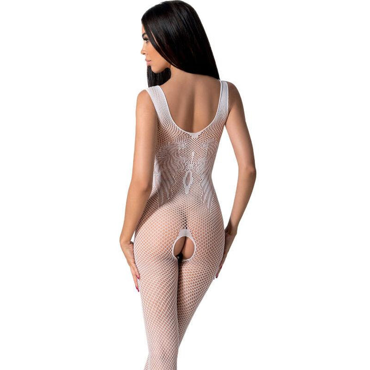 PASSION - BS098 WEISSER BODYSTOCKING, EINE GRÖSSE - INTIM SPACE Online Sexshop