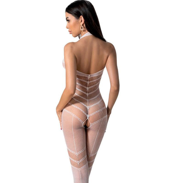 PASSION - BS100 WEISSER BODYSTOCKING, EINE GRÖSSE - INTIM SPACE Online Sexshop