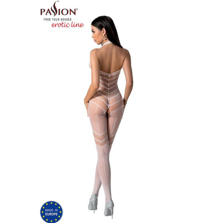 PASSION - BS100 WEISSER BODYSTOCKING, EINE GRÖSSE - INTIM SPACE Online Sexshop