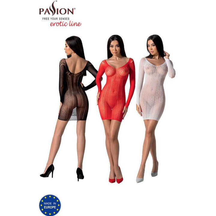 PASSION - BS101 BODYSTOCKING SCHWARZ EINE GRÖSSE - INTIM SPACE Online Sexshop