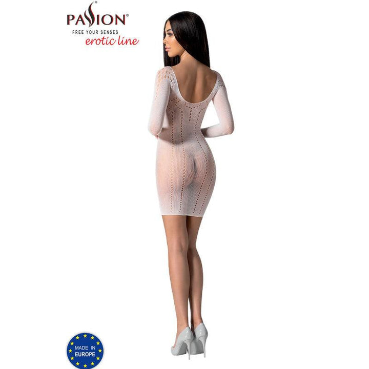 PASSION - BS101 WEISSER BODYSTOCKING, EINE GRÖSSE - INTIM SPACE Online Sexshop