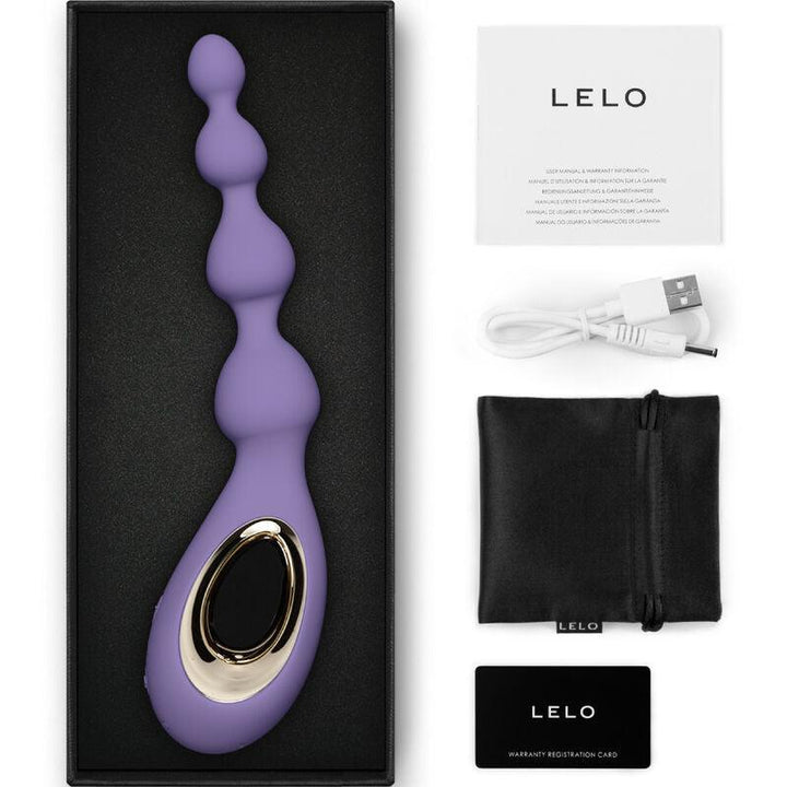 LELO - SORAYA BEADS VIOLET ANAL MASSAGER - INTIM SPACE Online Sexshop