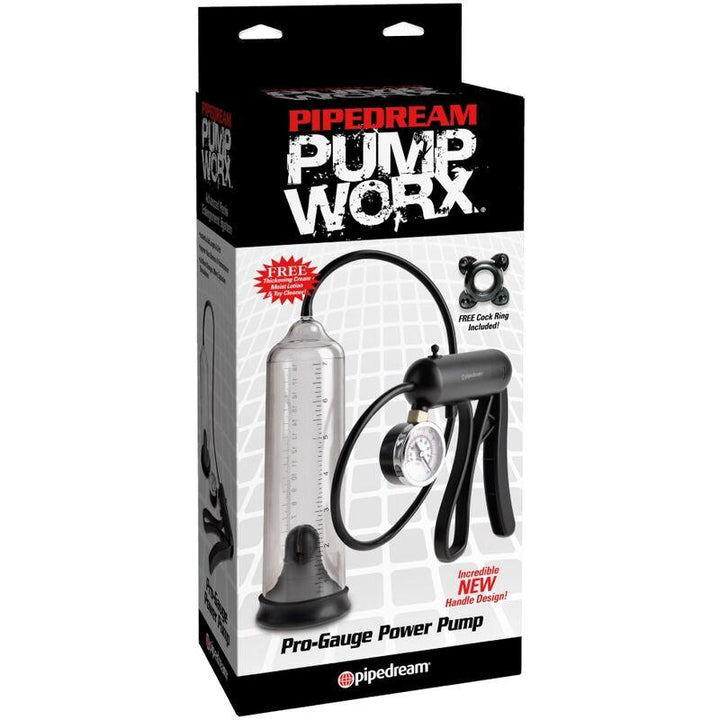 PUMP WORX - PRO-GAUGE KRAFTPUMPE TRANSPARENT - INTIM SPACE Online Sexshop