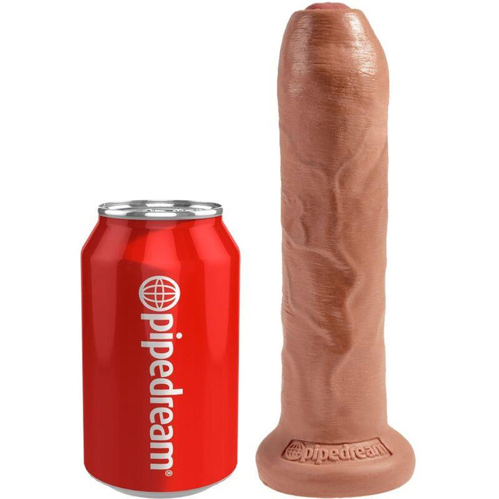 KING COCK - UNGESCHNITTENER REALISTISCHER PENIS 17.8 CM KARAMELL - INTIM SPACE Online Sexshop