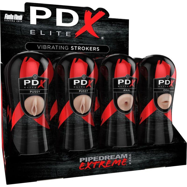 PDX ELITE - STROKER SET 12 EINHEITEN: 6X VAGINA, 3X ANO, 3X MUND - INTIM SPACE Online Sexshop