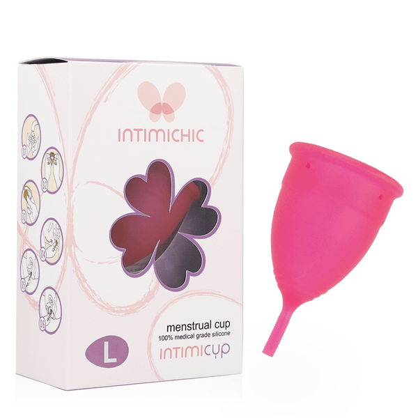 INTIMICHIC - MENSTRUAL CUP MEDIZINISCHES SILIKON - GRÖSSE L - INTIM SPACE Online Sexshop