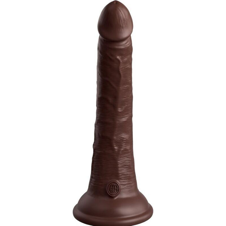 KING COCK - ELITE REALISTISCHER SILIKONDILDO 17.8 CM BRAUN - INTIM SPACE Online Sexshop