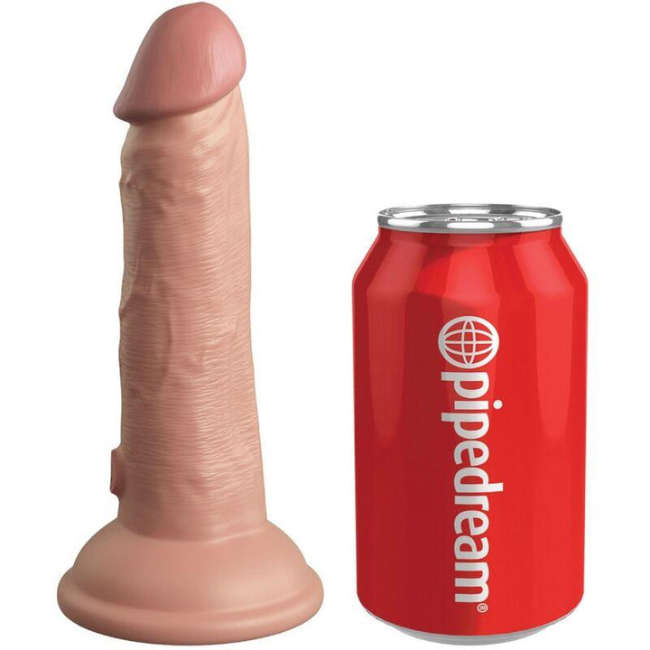 KING COCK - ELITE REALISTISCHER DILDO MIT VIBRATION UND SILIKON 15.2 CM - INTIM SPACE Online Sexshop