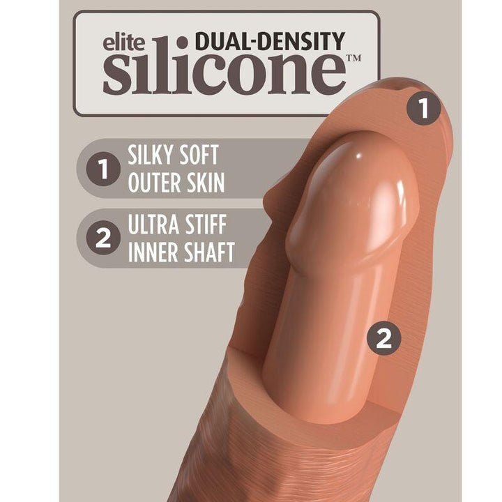 KING COCK - ELITE BEQUEMER VERSTELLBARER GURT MIT DILDO 17.8 CM - INTIM SPACE Online Sexshop