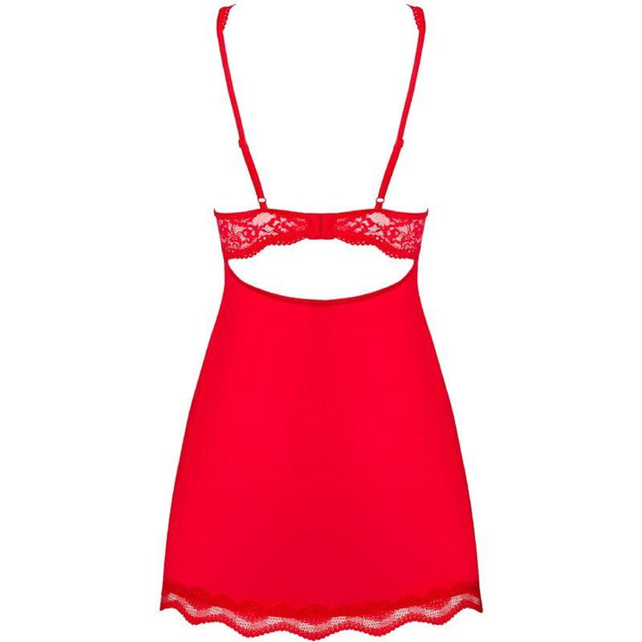 OBSESSIVE - LUVAE BABYDOLL - TANGA RED S/M - INTIM SPACE Online Sexshop