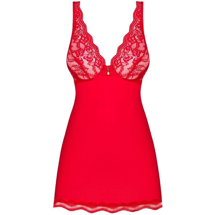 OBSESSIVE - LUVAE BABYDOLL - TANGA RED S/M - INTIM SPACE Online Sexshop