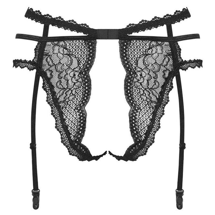 OBSESSIVE - PEARLOVE STRUMPFGÜRTEL SCHWARZ XS/S - INTIM SPACE Online Sexshop