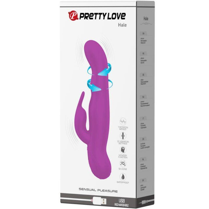 PRETTY LOVE - HOCHWERTIGER HALE-LILAC-ROTATOR - INTIM SPACE Online Sexshop