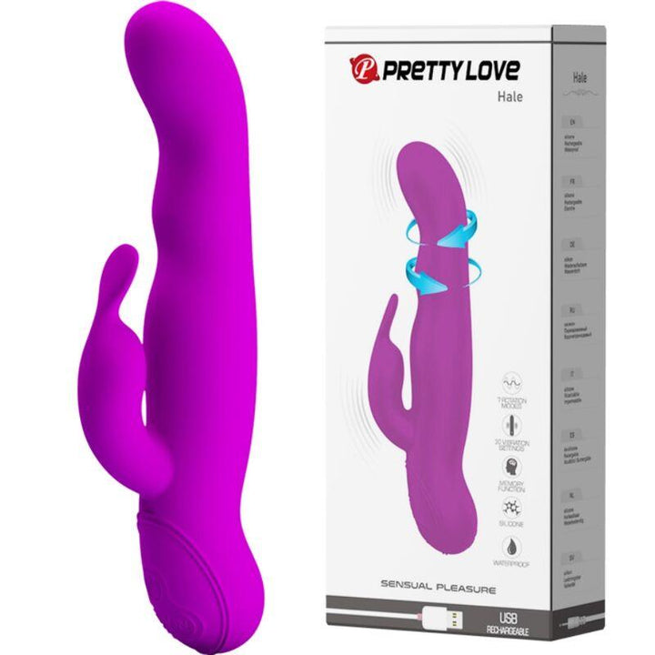 PRETTY LOVE - HOCHWERTIGER HALE-LILAC-ROTATOR - INTIM SPACE Online Sexshop