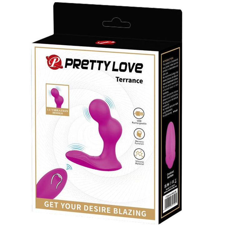 PRETTY LOVE - TERRANCE ANAL VIBRATOR MASSAGER MIT FERNBEDIENUNG - INTIM SPACE Online Sexshop