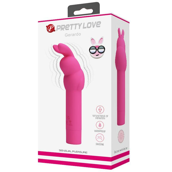 PRETTY LOVE - GERARDO FUSCHIA RABBIT SILIKONVIBRATOR - INTIM SPACE Online Sexshop