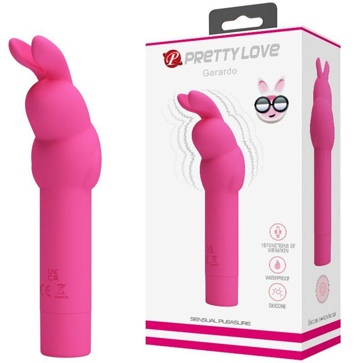 PRETTY LOVE - GERARDO FUSCHIA RABBIT SILIKONVIBRATOR - INTIM SPACE Online Sexshop