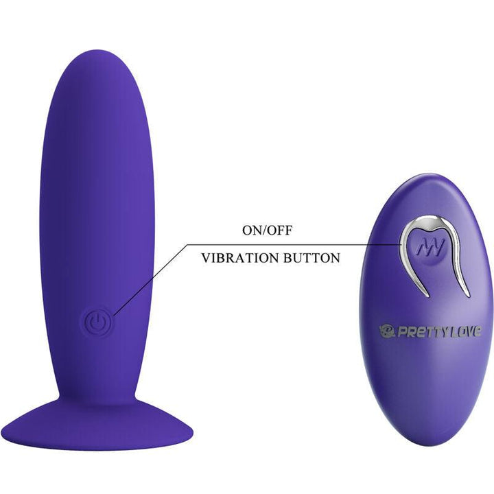 PRETTY LOVE - JUGENDPLUG ANALVIBRATOR MIT FERNBEDIENUNG VIOLETT - INTIM SPACE Online Sexshop