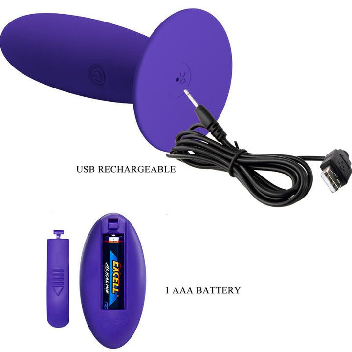 PRETTY LOVE - JUGENDPLUG ANALVIBRATOR MIT FERNBEDIENUNG VIOLETT - INTIM SPACE Online Sexshop