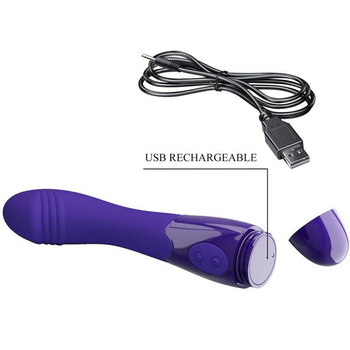 PRETTY LOVE - ELEMENTAL YOUTH VIOLET VIBRATOR DILDO - INTIM SPACE Online Sexshop