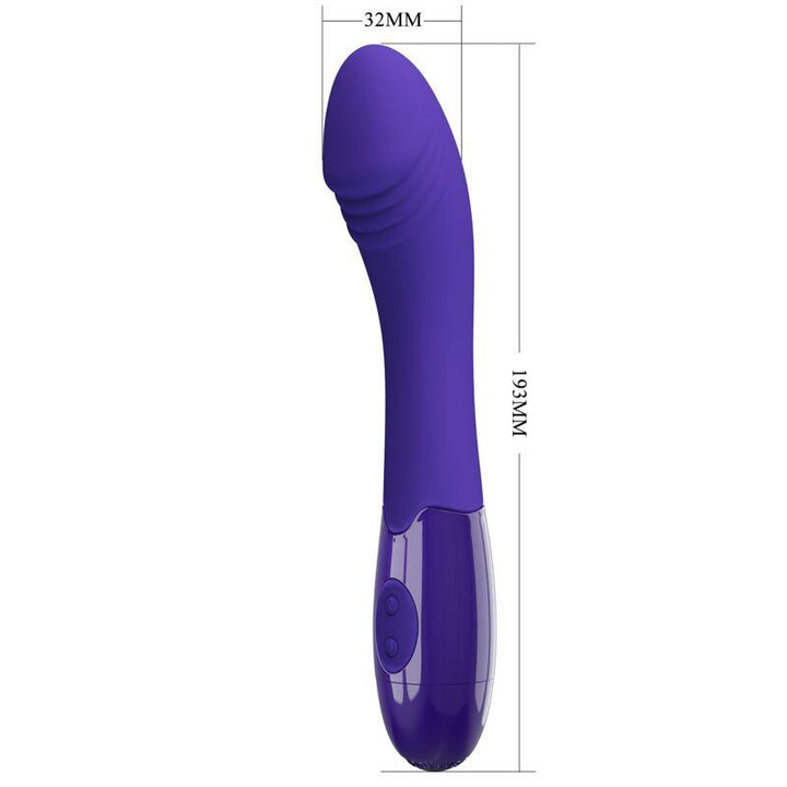 PRETTY LOVE - ELEMENTAL YOUTH VIOLET VIBRATOR DILDO - INTIM SPACE Online Sexshop