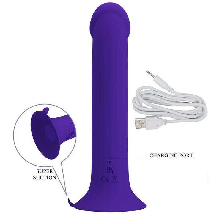 PRETTY LOVE - MURRAY YOUTH VIBRIERENDER DILDO - WIEDERAUFLADBARER VIOLETT - INTIM SPACE Online Sexshop