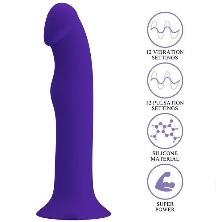 PRETTY LOVE - MURRAY YOUTH VIBRIERENDER DILDO - WIEDERAUFLADBARER VIOLETT - INTIM SPACE Online Sexshop