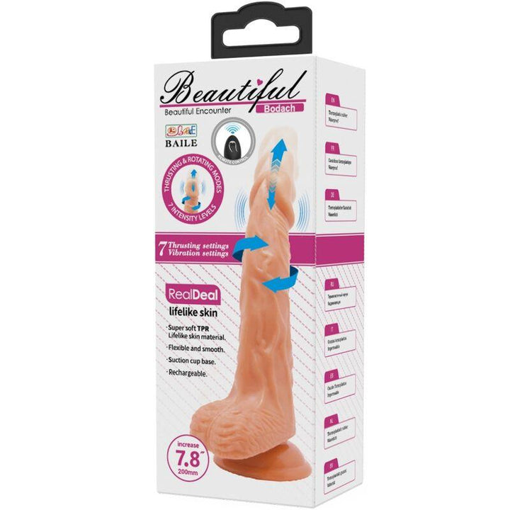 BAILE - BODACH REALISTISCHER VIBRATOR MIT FERNBEDIENUNGSSAUGNAPF - INTIM SPACE Online Sexshop