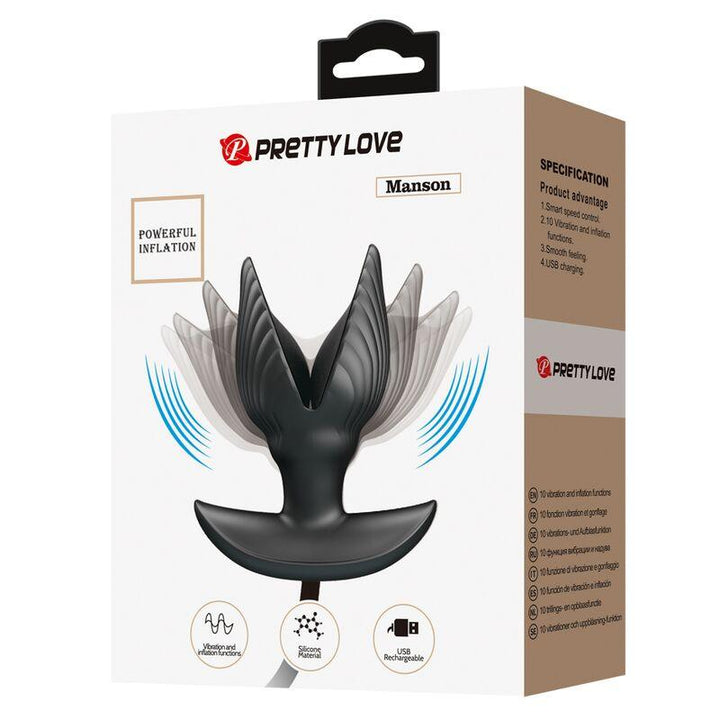 PRETTY LOVE - AUFBLASBARER - WIEDERAUFLADBARER ANALPLUG - INTIM SPACE Online Sexshop