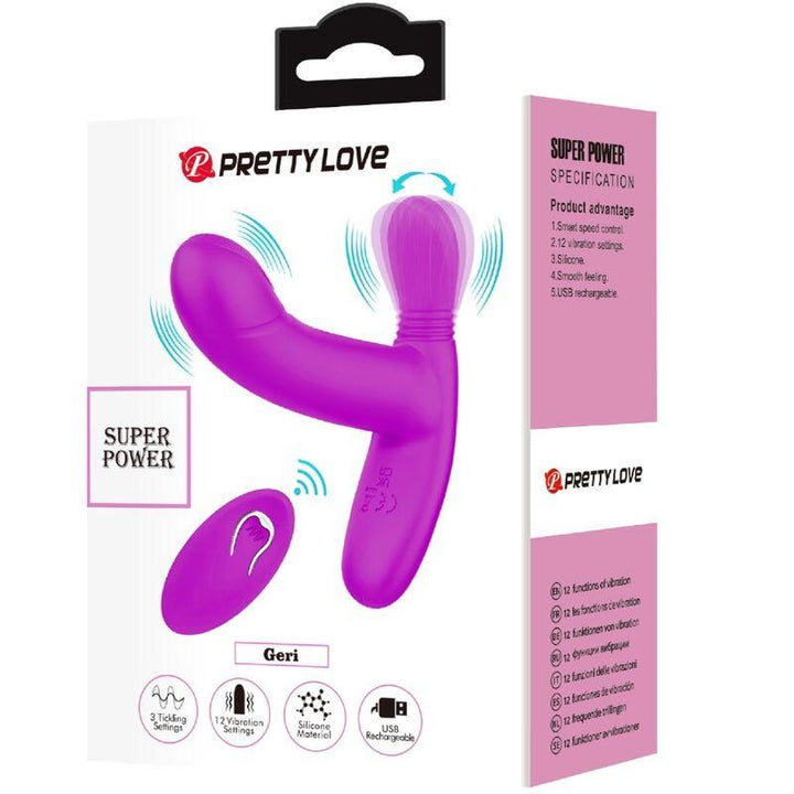 PRETTY LOVE - GERI KLITORIS MASSAGER ROSA FERNBEDIENUNG - INTIM SPACE Online Sexshop