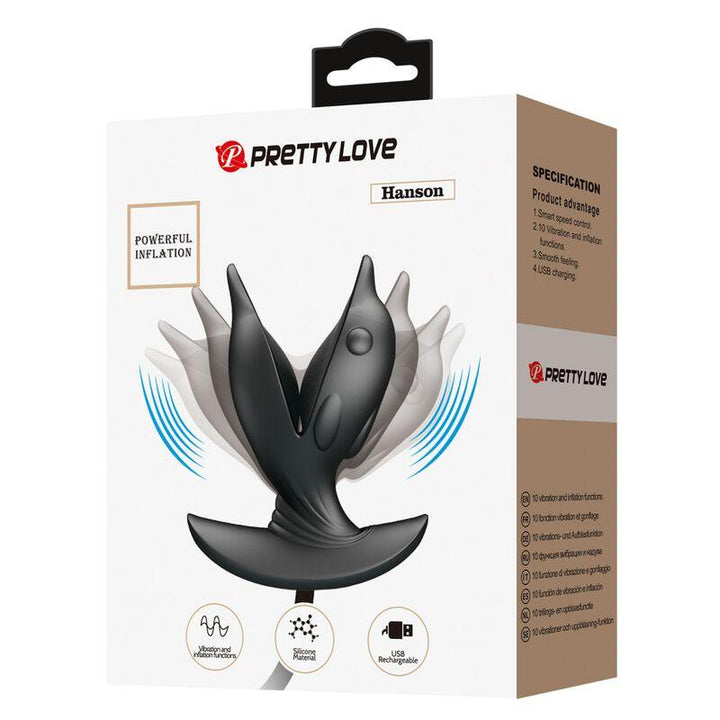 PRETTY LOVE - AUFBLASBARER - WIEDERAUFLADBARER DELFIN ANALSPLUG - INTIM SPACE Online Sexshop