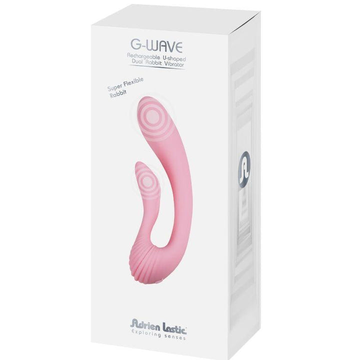 ADRIEN LASTIC - G-WAVE DUAL RABBIT VIBRATOR ROSA - INTIM SPACE Online Sexshop