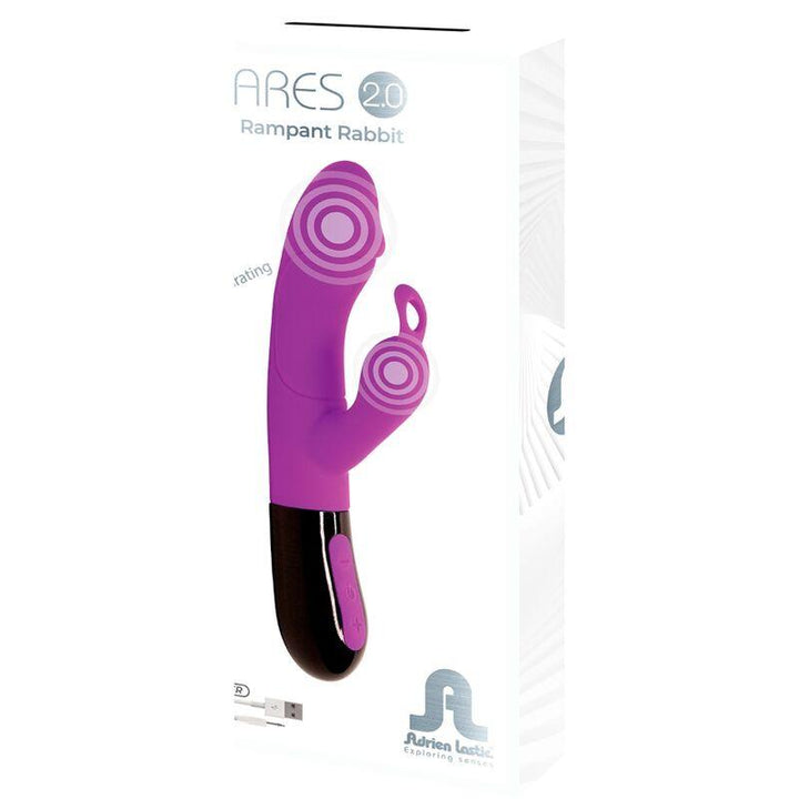 ADRIEN LASTIC - ARES 2.0 RABBIT VIBRATOR VIOLETT - INTIM SPACE Online Sexshop