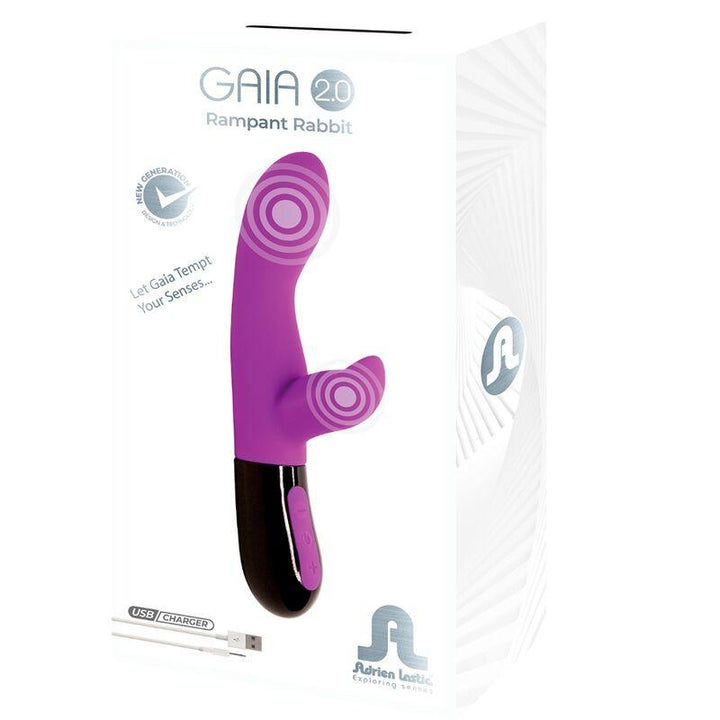 ADRIEN LASTIC - GAIA 2.0 KANINCHENVIBRATOR VIOLETT - INTIM SPACE Online Sexshop